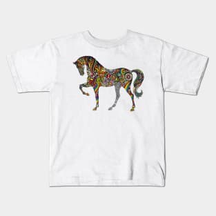 Beautiful Horse Totem Tattoo Art Kids T-Shirt